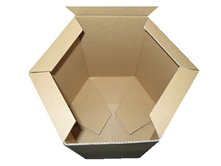 六边形三层单瓦楞纸箱